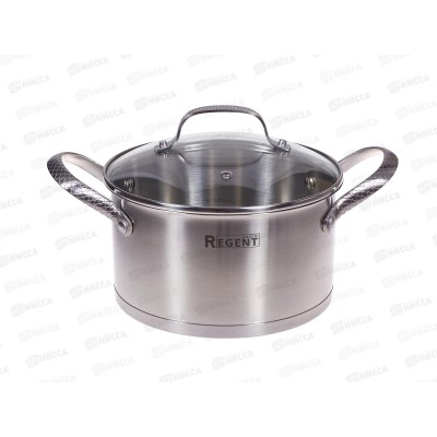 Кастрюля Sirena 65-0320 со стек крышкой 3,4л 20*11см