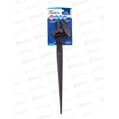 Ключ разводной Vertextools 300мм 4в1 трубный,молоток,лом *4 Ключ разводной Vertextools 300мм 4в1 трубный,молоток,лом *4