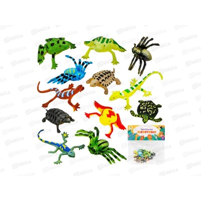 Набор животных Levatoys YSLT06-8 Обитатели террариума, FCJ0744433