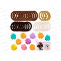Набор заколок и резинок для волос Miss Kapriz FG250327779С в сумочке Набор заколок и резинок для волос Miss Kapriz FG250327779С в сумочке