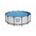 Бассейн 5618W (396*122см) каркасный, насос, лестница, 12690л BESTWAY Бассейн 5618W (396*122см) каркасный, насос, лестница, 12690л BESTWAY