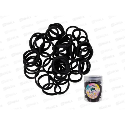 Набор резинок для волос Miss Kapriz 50шт черный в упак. FG250519019Q