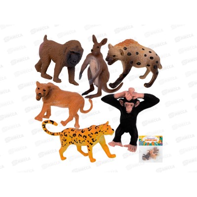 Набор животных Levatoys МК2207-15 Дикие в пакете FCJ1437955