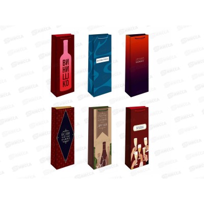 Пакет подарочный АД 12*36 п/бут 0194.879 набор 6шт