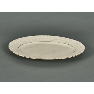 Блюдо овальное CS223125-A 25,4см Снежная королева 749278 *20