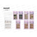 Ногти накладные 12шт Mazari ассорти 7 дизайнов M-20613 *48 Ногти накладные 12шт Mazari ассорти 7 дизайнов M-20613 *48