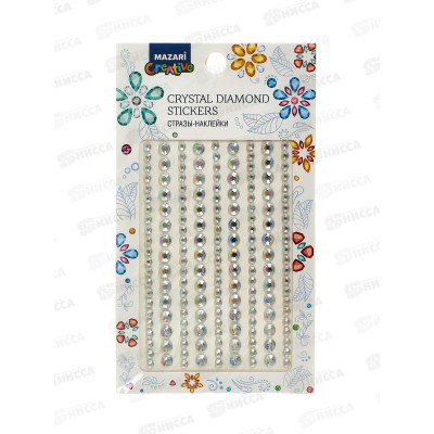 Наклейки-стразы пластиковые. асс. 4диз. 8*12 М-20440 *12 Наклейки-стразы пластиковые. асс. 4диз. 8*12 М-20440 *12