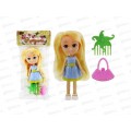 Кукла 16,5см Катенька в двухцветном платье, 4 вида, М9728-3 в пакете Кукла 16,5см Катенька в двухцветном платье, 4 вида, М9728-3 в пакете