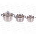 Набор кастрюль Mercury LR02-121 (2,1л+2,9+4,9л) индукция Набор кастрюль Mercury LR02-121 (2,1л+2,9+4,9л) индукция