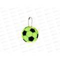 Светоотражающий элемент футбольный мяч 5см цепочка желтый 1274464