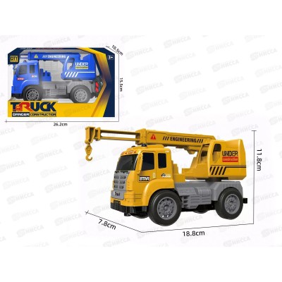 Автокран на р/у №118-2 свет, коробка 26,2*15,5*10,5