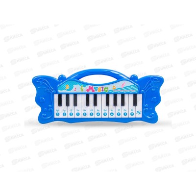 Синтезатор №6622-1 на батарейках, 3 цвета, 28*11*2,6