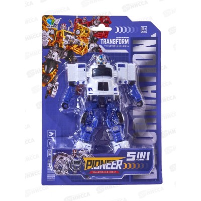 Робот-трансформер №788-205Y "Полиция", 5в1, блистер 25*17,7 Робот-трансформер №788-205Y "Полиция", 5в1, блистер 25*17,7