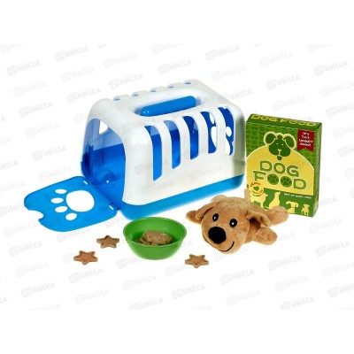 Собачка Соня №699-18A в переноске 26*19*18