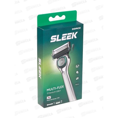 DORCO SLEEK станок+2кас SLEEK c 6лезв+триммер SXF2002*6/42
