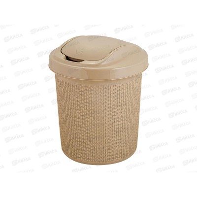 Контейнер д/мусора 12л &quotАжур&quot кофейный SV4065КФ *8