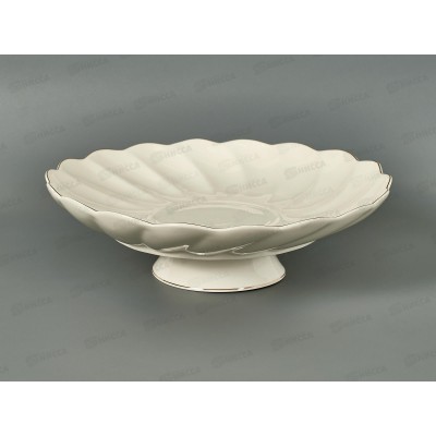 Фруктовница на ножке 30,5см Золотая линия 202483 *4 Фруктовница на ножке 30,5см Золотая линия 202483 *4