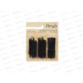 Ameli Набор для волос Шпиль черный 6,5,4,5см 100шт