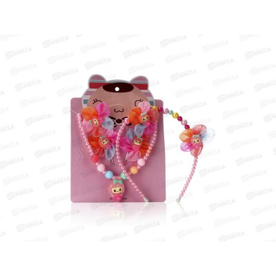 Ameli Набор детский ободок, резинка, заколка , бусы