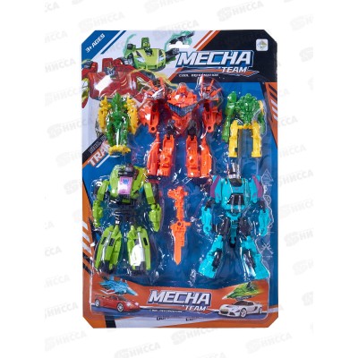 Набор Роботов-трансформеров, 2вида, 2830014 на блистере