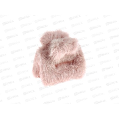 Краб пластик 5см меховая отделка цветной в асс. №2694