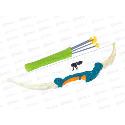 Набор &quotМеткий стрелок&quot 2344549 (лук, 4 стрелы, колчан) в пакете