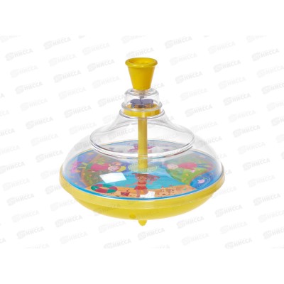 Юла прозрачная &quotElefantino&quot Времена года, желтый  IT108368 в сетке