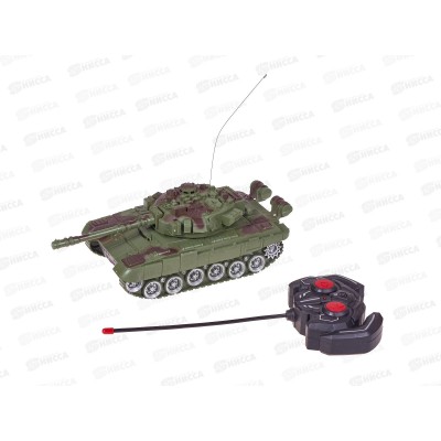 Танк на пульте р/у 3117378, 2 цвета, 8,6*12*23,5см в коробке