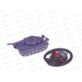 Танк на пульте р/у 3002147, 2 цвета, в коробке 36,5*11,6*23,9см