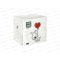 Салфетки 1сл 100л 24*24 Bouguet Elegant Собачка, 57378 *16