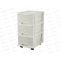 Комод 3-х секц."Keeplex Ajur" с ящиками белое облако KL379322048 Комод 3-х секц."Keeplex Ajur" с ящиками белое облако KL379322048