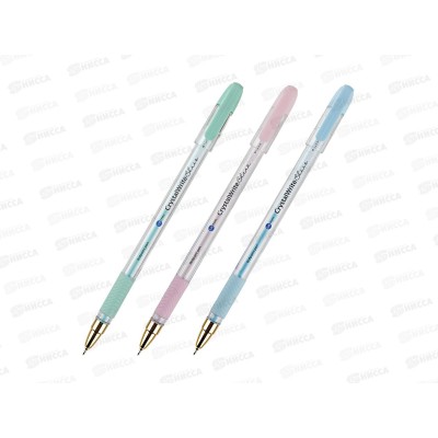 Ручка шар. CrystaiWrite Zefir, 0.38мм синяя, 3 вида 20-0404/41 *50