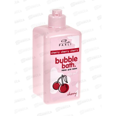 Parli Cosmetics Пена для ванн Bubble Bath Cherry 480мл *6 Parli Cosmetics Пена для ванн Bubble Bath Cherry 480мл *6