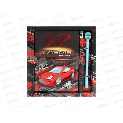 Блокнот Darvish 50л. "Racing car" с замком,с ручкой, DV-15946-4 Блокнот Darvish 50л. "Racing car" с замком,с ручкой, DV-15946-4