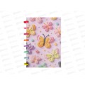 Блокнот  Darvish 80л.&quotБабочки&quot,греб. DV-15935-3