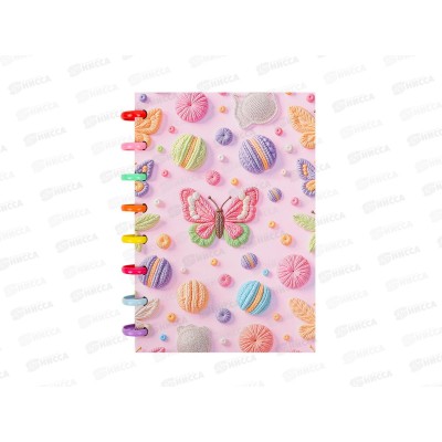 Блокнот  Darvish 80л.&quotБабочки&quot,греб. DV-15935-4