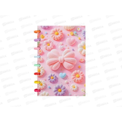 Блокнот  Darvish 80л.&quotЦветы&quot,греб. DV-15934-1