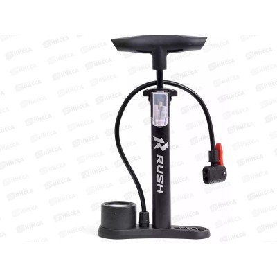 Насос ручной стационарный с манометром Т-ручка 32х320мм RUSH, 431332