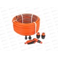 Набор для полива со шлангом Жук классик 25м 1/2&quot и семифункциональным пистолетом поливочным Жук Эрго