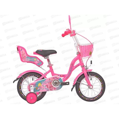 Велосипед 12&quot RUSH HOUR PRINCESS розовый, 283866  гб