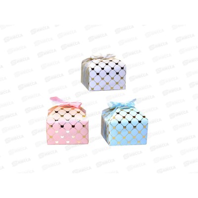 Коробка подарочная 6*6*5см фигурная уп25 Р825-133