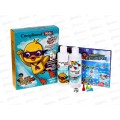 КОМПЛИМЕНТ Kids ПН №1907 Superhero с ароматом жевач (пена+шам+игра) *10