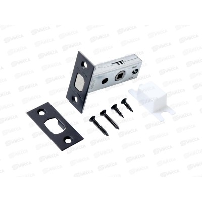 Задвижка Аллюр АРТ LB45-6 BL мат.черн 6мм б/руч B2B*100 17060