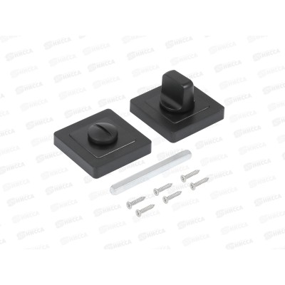 Завертка к ручкам СТАНДАРТ P-BK-S1 BL матовый черный *5 17134