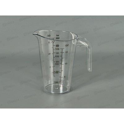 Кувшин с мерной шкалой 500мл прозрачный КТ-КПК-003