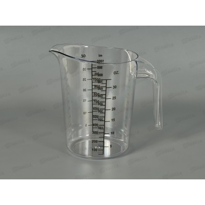 Кувшин с мерной шкалой 1000мл прозрачный КТ-КПК-004
