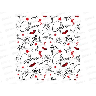 Бумага упаковочная MI OPTIMA Girl power (10л,70*100см) УБ-6795