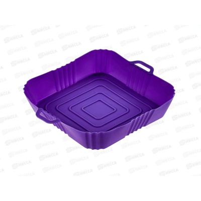 Форма для выпечки Квадрат фигурный силикон 22,5*19*4см KT-S-834