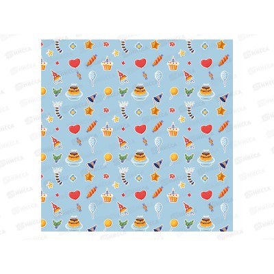 Бумага упаковочная Optima Торжество (10л,70*100см) УБ-6797 *25