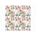 Бумага упаковочная MI Птички (10л,70*100см) УБ-6810